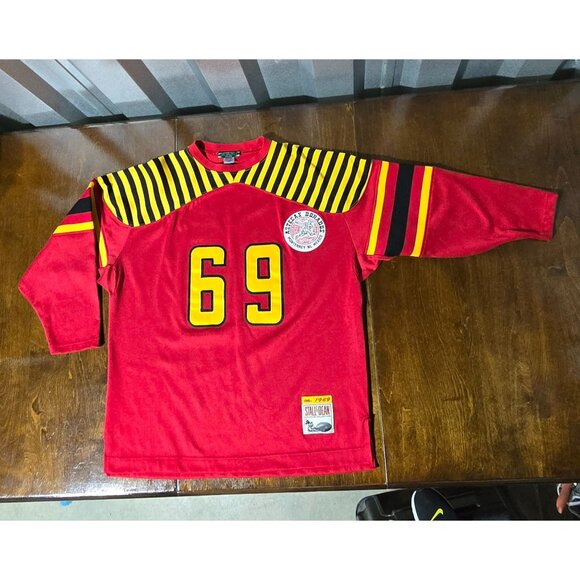 Vtg Stall & Dean Gridiron Collection 1969 Aztecas Dorados Football Jersey LARGE - Picture 1 of 12